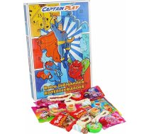CAPTAIN PLAY retro konfekšu Adventes kalendārs 2025, Ziemassvētku kalendārs ar konfektēm, 348 g retro Adventes kalendāra konfektes