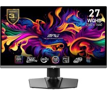 Monitors mpg 271qrx qd-oled 26,5 collas/led/wqhd/flat/360hz/melns