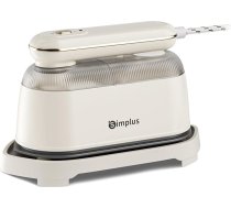 SIMPLUS 1000 W ceļojuma tvaika gludeklis ar 180° rotējošu rokturi, 30 sekunžu ātra uzkarsēšana, 140 ml ūdens tvertne, viegls un pārnēsājams, 2 in 1 sausa un tvaika gludināšana