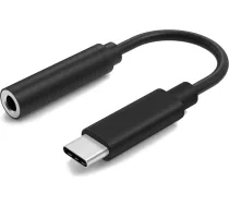 MMOBIEL USB C uz 3,5 mm audio ligzdas austiņu adapteris, saderīgs ar Samsung Galaxy S26 S25 S24 S23 S22, iPhone 17 16 15, iPad Air/Pro, Huawei P40 P30 P20 Pro, Xiaomi, Google Pixel (Black)