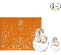 Bvlgari Omnia Crystalline Eau De Toilette Spray 0.5oz Eau De Toilette Spray 2 gab. dāvanu komplekts