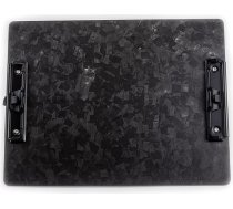 Īsts 3K oglekļa šķiedras 3K Clipboard, īpaši viegls, izturīgs un pārnēsājams, 1,5 mm biezs, melns, piemērots birojam, mājai, biznesam un skolai