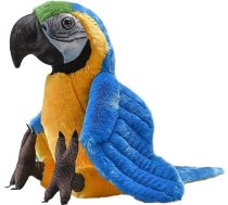 Wild Republic Artist Collection Blue Yellow Macaws Dāvana bērniem 38cm plīša rotaļlieta pildījuma materiāls, kas izgatavots no pārstrādātām ūdens pudelēm