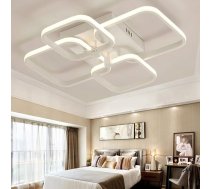 Warmiehomy LED griestu gaisma ar tālvadības pulti, 2800 K - 6000 K griestu gaisma ar tālvadības pulti, 40 W moderna balta griestu gaisma guļamistabai, virtuvei, birojam, 64 x 46 x 12 cm