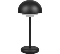 Reality Leuchten Elliot R523016132 LED ar akumulatoru darbināms āra galda apgaismojums Plastmasas matēts melns ar 2x vatu LED Touch Dimmer
