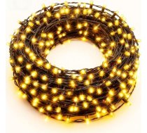 Āra pasaku gaismas, 100 m, 800 LED ar 8 režīmiem, taimeris un atmiņas funkcija, pasaku gaismām, Ziemassvētku eglītei, pasaku gaismām iekštelpās, Ziemassvētkiem, dārzam, balkonam un svinībām (silti balta)