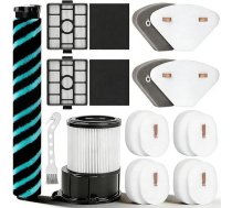 IP3253EUT filtrs bezvadu putekļsūcējam Shark PowerDetect IP3251EUT, IP3225EUT, IP3257EUT, 2 HEPA filtri, 2 priekšmotora filtri uzlādes stacijai, 1 pēcmotora filtrs, 4 priekšmotora filtri