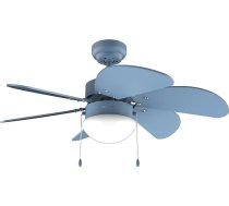 Cecotec – griestu ventilators ar apgaismojumu EnergySilence Aero 3600 Vision Full Blue 50 W, 91 cm, 3 ātruma režīmi, 6 apgriežami spārni, ziemas–vasaras režīms, vienkārša lietošana, ķēdes slēdzis