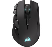 Corsair IRONCLAW Wireless SE (2026) Gaming Mouse - 26 000 DPI, ergonomisks dizains lielākām rokām, 10 programmējamas pogas, MOBA, FPS, MMO - melna