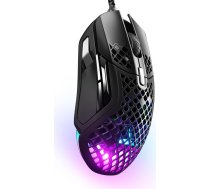 SteelSeries Aerox 5 RGB spēļu pele ar atverēm virsmā - viegla un ūdensnecaurlaidīga - optiskais TrueMove Air sensors ar 18 000 DPI