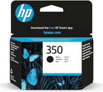 HP 350 melnās krāsas oriģinālā tintes kasetne (CB335EE)