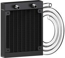 Ūdens dzesēšanas dzesētājs, 12 cauruļu alumīnija siltummaiņa dzesētājs ar caurulīti PC CPU datora ūdens dzesēšanas sistēmai DC12V 120mm