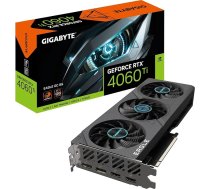 GIGABYTE GeForce RTX 4060 TI Eagle OC 8GB Grafiskā karte - 8GB GDDR6 18Gbps 128bit, PCI-E 4.0, 2x DisplayPort 1.4, 2x HDMI 2.1a, NVIDIA DLSS 3, atbalsta 4K, Ada Lovelace Arch, GV-N406TEAGLE OC-8GD