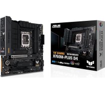 ASUS TUF Gaming B760M-PLUS D4 - Intel - LGA 1700 - Intel? Celeron? - Intel? Core?""? i3 - Intel? Core?""? i5 - Intel? Core?""? i7 - Intel? Core?""? i9,... - LGA 1700 - DDR4-SDRAM - 128 gb
