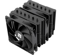 Thermalright TR Peerless Assassin 120 SE Black CPU dzesētājs, 6 siltumcaurules AGHP tehnoloģija, divi 120 mm PWM ventilatori, 1550RPM ātrums, AM4/AM5 un Intel 1700/1851, datora CPU dzesēšana