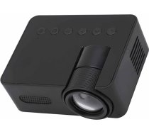 Mazais projektors, portatīvais Full HD 1080P mājas kinozāles videoprojektors lietošanai telpās un ārpus telpām, iebūvēts skaļrunis, 14-100 collu projekcija