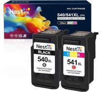 PG-540xl CL-541xl tintes kasetnes (1 melna, 1 krāsaina) Savietojamas ar Canon printeru kasetnēm 540 541, PG540XL CL541XL Savietojamas ar Canon Pixma TS5150 TS5151 TS5100 MG3600 MG3650S M3650 MX374 MX374 MX33 75 MX37790 cm