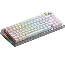 Glorious Gaming GMMK 3 PRO: (Bluetooth & 2,4 GHz), Hot-Swap (MX-Schalter), Aluminiumgehäuse & Dichtungssystem, Doubleshot-Tastenkappen, TKL 75 %, USA QWERTY - Silber