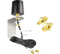 BOOBRIE MIMO 5G LTE ārējā antena 600-6000MHz 4G 5G LTE ārējā daudzvirzienu antena 5dBi ar 5m dubulto SMA Male zemo zudumu BMR100 kabeli un SMA Female uz TS9 Male