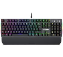 Oversteel titāna titāna mehāniskā spēļu tastatūra RGB sarkanais slēdzis Azerty Fr