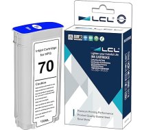LCL saderīga tintes kasetne 70 C9458A 135ML augstas ražības pigmenta (zilā krāsā), kas paredzēta HP Designjet Z2100 Z3100 Z3100PS Z3100PS Z3200 Z3200PS Z5200 Z5400