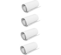 Housoutil 4 ruļļi Augsta blīvuma putas modelim DIY materiāls Putu spilvens Modelis Materiāls plānas Mousse EVA Cosplay materiāls Apģērbs EVA padome Cosplay materiāli White