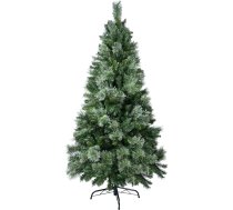 YEAUPE PRO Mākslīgā PVC Ziemassvētku eglīte 155 cm ar 800 uzgaļiem, 3 daļas vieglai montāžai, kompakta, metāla statīvs