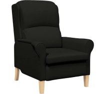 vidaXL Armchair Black 76 x 94 x 102 cm Fabric, Stylish Armchair, Modern Ergonomic Chair, Comfortable Seating, Durable and Plush Living Room Furniture