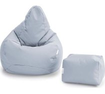 Loft 25 Gaming Bean Bag Outdoor Gaming Chair for Indoor Living Room Outdoor Water Resistant Ergonomic Design for Body Support Durable (Grey, Bean Bag Set)
