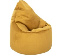 Loft 25 Capriccio Velvet Bean Bag Chair, Premium Velvet Bean Bag for Indoor Use for Home and Living Room, Ergonomic Design for Body Support (Bean Bag, Tumeric)