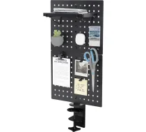 VIVO PP-DK12B Computer Steel Board 12" x 20" Magnetic Notice Board Office Accessories Organizer Over or Under