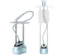 Annmiir tvaicētājs - 1800 W turbo tvaika katls, 1,6 l ūdens tvertne, 1 stundas nepārtraukta tvaika padeve, gludeklis ar plakanu un piekarināmu gludekli, dubultā izvelkama kājiņa, 10 režīmi, 30 sekunžu priekšsildīšana, visiem audumiem