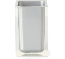 Gedy Silver Auckland Vannas istaba, izmēri un svars: 11 x 7,2 x 7,2 cm un 0,29 kg, zobu birstes turētājs izgatavots no augstas kvalitātes caurspīdīgas sveķu masas, dizains R&E, roku darbs, 2 gadu garantija, unikāls