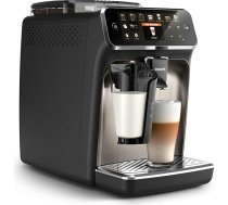 Philips 5400 sērijas pilnībā automātiskais kafijas automāts - LatteGo putotāji, 12 dzērienu veidi, intuitīvs displejs, 4 lietotāju profili, hromēts (EP5447/90)