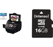 Rollei Dia filmu skeneris DF-S 100 SE ar 5 megapikseļiem, 2,4 collu krāsu TFT LCD displeju un plašu piederumu klāstu atmiņas kartēm līdz 16 GB ietilpībai