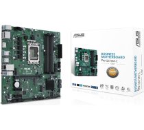 ASUS Pro Q670M-C-CSM CE59873 Biznesa pamatplate Socket Intel LGA 1700 (Micro-ATX, PCIe 4.0, DDR5, Intel vPro atbalsts, HDMI, DisplayPort, USB-A 3.2), melna