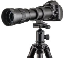 Fotga 420-800mm f/8.3-16 super teleobjektīvs tālummaiņas objektīvs ar T-EOS T2 adapteri Canon EOS 1D, 5D, 6D, 7D, 10D, 20D, 30D, 40D, 50D, 350D, 400D, 450D, 500D, 550D, 600D, 700D, 1000D, 1100D, 1200D un citām DSLR / SLR kamerām