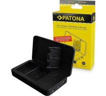 PATONA DuДЃlais lДЃdД“tДЃjs NP-FZ100 FZ100 akumulatoriem, baroЕЎanas bankas funkcija un atmiЕ†as karЕЎu uzglabДЃЕЎana, saderД«gs ar Sony Alpha FX3 FX30 A1 A9 A9II A7RIII A7RIII A7RIV A7SIII A7III A7III A7IV A76600 A7C ZV-E1 BC-QZ1