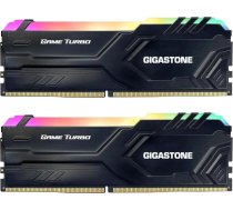 RGB DDR4 RAM: GIGASTONE Game Turbo 16GB Kit (2x8GB) DDR4 3200MHz PC4-25600 CL16-18-18-40 Intel XMP 2.0 AMD Ryzen 1.35V UDIMM 288Pin Non-ECC Unbuffered Desktop High Performance Memory Black