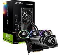 EVGA GeForce RTX 3090 Ti FTW3 Ultra Hybrid Gaming, 24G-P5-4988-KR, 24GB GDDR6X, iCX3, hibrīda dzesētājs, ARGB LED, aizmugurējā plate, bezmaksas eLeash