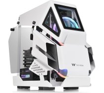 Thermaltake AH T200 Snow | Micro ATX PC korpuss | 2 x rūdīts 3 mm stikla sānu panelis | Helikoptera dizains | Balta krāsā