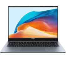 HUAWEI MateBook D 14 Notebook, 16 GB + 512 GB, Intel CoreTM Prozessor ar 12. Generation, Fingerabdruck, Fullview-Display mit Augenkomfort, Business, Studio und Unterhaltung, grau