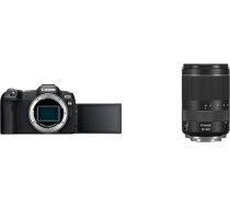 Canon EOS R8 sistēmas kamera - bezspoguļa pilna formāta kamera un objektīvs RF 24-240 mm F4.0-6.3 is USM tālummaiņas objektīvs EOS R (72 mm filtra vītne)