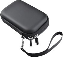 FOSOTO Black Classic triecienizturīgs digitālo kameru futrālis Canon Powershot SX720 SX620 SX710HS Panasonic Lumix ZS50 ZS40 Sony W830 W800 W800 W810 ciets futrālis ar siksniņu rokām