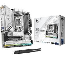 ASRock B860M Steel Legend WiFi 6E B860 LGA1851 Intel Core Ultra DDR5 8666MHz 256GB M.2 Micro ATX pamatplate Thunderbolt SATA3 6.0Gb/s PCIe 5.0