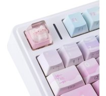 Artisan ESC Keycaps, Cute Cat Keycaps, Shine Through Resin Handmade Mechanical Keyboard DIY Personalizēts Custom Keycap, Single 1U Replace Key for ESC Key Mechanical Keyboard