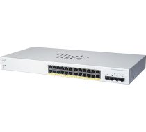 Cisco Business CBS220-24T-4G Smart Switch | 24 GE porti | 4x1G SFP | 3 gadu ierobežota aparatūras garantija (CBS220-24T-4G-EU)