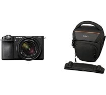 Sony Alpha 6700 bezspoguļa APS-C digitālais fotoaparāts ar 18-135 mm objektīvu (AI automātiskā fokusēšana, 5 asu attēla stabilizācija, 4K 120p video, skārienjūtīgais displejs) + LCSAMB
