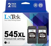 LxTek 545XL LxTek 545XL iespiedpapīru kasetnes Canon 545 546 XL Multipack PG-545XL priekš PIXMA MX495 MX490 iP2800 iP2850 MG2450 MG2550 MG2920 MG2950 MG2550S (545XL Black, 2-Pack)