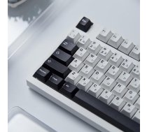 138 taustiņi PBT taustiņu vāciņš DYE-SUB Cherry Profile Japānas minimālisma melnbaltie taustiņu vāciņi 61/64/87/104/108 Cherry MX mehāniskajai spēļu tastatūrai (tikai vāciņi)